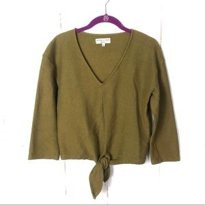 Texture & Thread X Madewell Olive Cropped Top